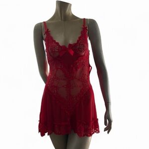 Oh La La Cheri Lace Babydoll Set- NWT-L!